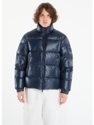 μπουφάν tommy hilfiger shiny down stand puffer dark night navy l