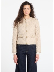 μπουφάν tommy hilfiger g/button quilted reg lady jacket silt s