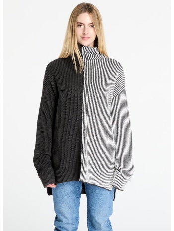 πουλόβερ desigual kenai sweater middle gray vigore s σε προσφορά