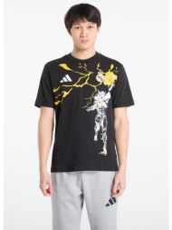 t-shirt adidas real marvel tee black m