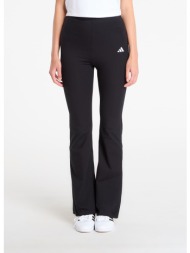 κολάν adidas essentials small logo flared leggings black/ white m