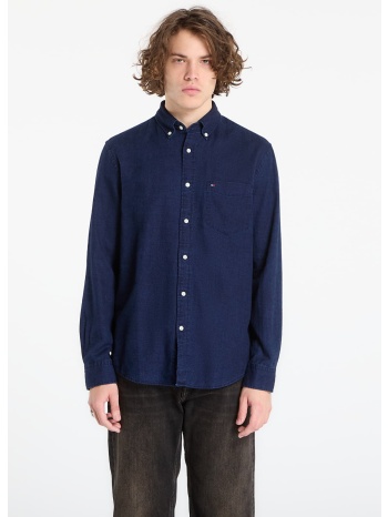πουκάμισο tommy hilfiger flannel indigo shirt dark blue σε προσφορά