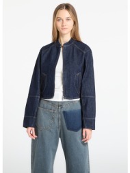 μπουφάν calvin klein jeans zip denim jacket blue s