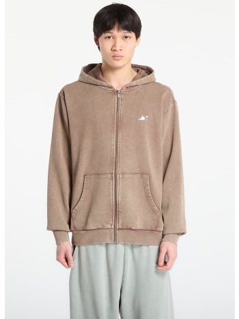 φούτερ ripndip castanza zip up hoodie brown vintage wash s σε προσφορά