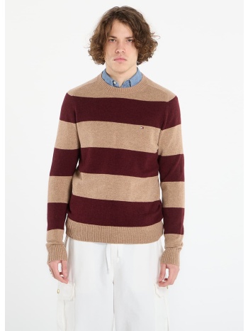 πουλόβερ tommy hilfiger lambswool crew neck safari canvas σε προσφορά
