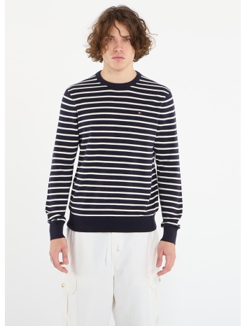 πουλόβερ tommy hilfiger essential ssnl cotton crew neck
