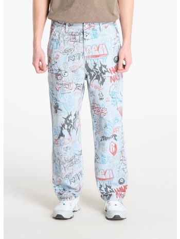 παντελόνια ripndip marker wide fit pants light wash denim xs σε προσφορά