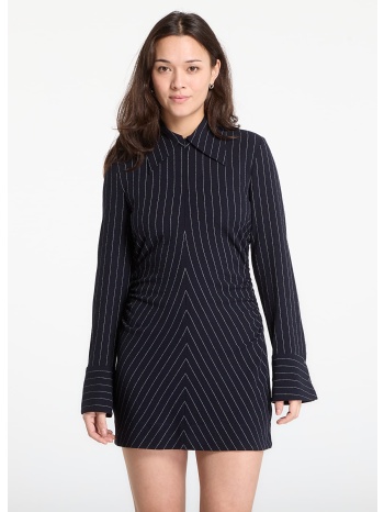 φόρεμα desigual seattle striped slim dress blue l