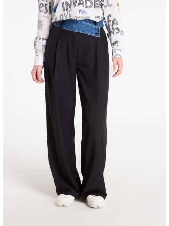 παντελόνια desigual tailored pants combined black m σε προσφορά