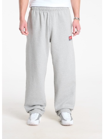 φόρμα nike solo swoosh men`s fleece open-hem pants dk grey