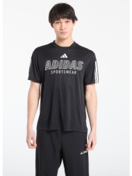t-shirt adidas m tiro wm tee black/ white l
