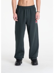 φόρμα nike solo swoosh men`s fleece open-hem pants black spruce/ white xl