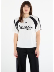 t-shirt adidas w her tee off white/ black m