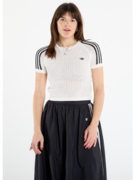 πουλόβερ adidas crochet tee off white xs