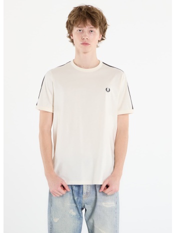 t-shirt fred perry contrast tape ringer t-shirt ecru/ σε προσφορά