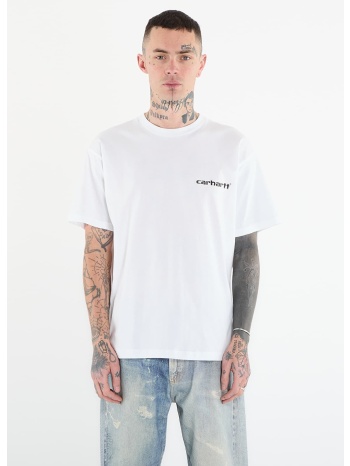 t-shirt carhartt wip s/s caps t-shirt unisex white xs σε προσφορά