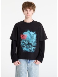 t-shirt wasted paris m legion t age faded black/ black s