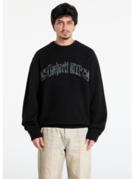 πουλόβερ carhartt wip commuting sweater unisex black s