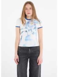 t-shirt diesel t-uncuties-long-s1 t-shirt off white m