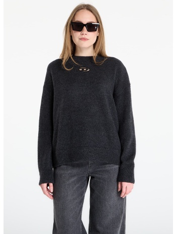 πουλόβερ diesel m-areeta knitwear dark grey melange xs