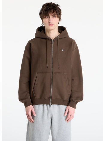 φούτερ nike solo swoosh men`s full-zip fleece hoodie dark σε προσφορά