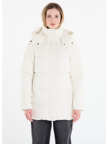 παλτό desigual padded cadera flock coat white l σε προσφορά