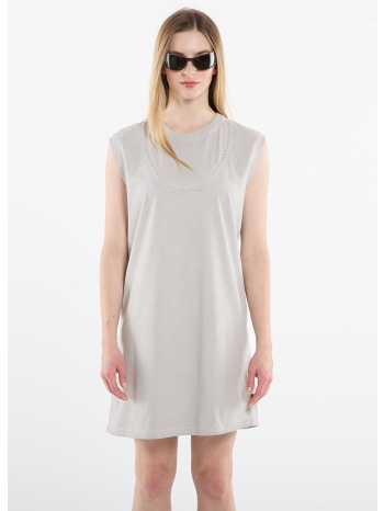 φόρεμα diesel d-emb dress off white m