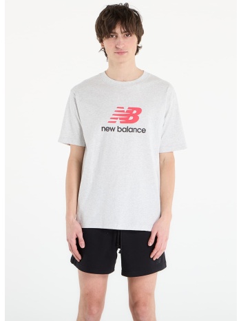 t-shirt new balance athletics logo t-shirt ash heather s σε προσφορά