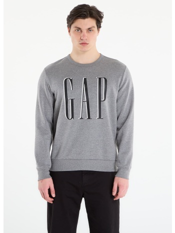 φούτερ gap v-lw db fleece heather grey l σε προσφορά