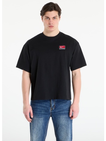 t-shirt nike life men`s short-sleeve boxy knit top black l σε προσφορά