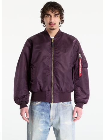 μπουφάν alpha industries ma-1 heritage bomber plum xl