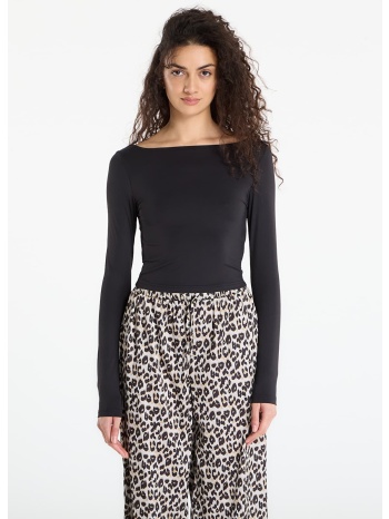 t-shirt urban classics ladies slim fit longsleeve black m σε προσφορά