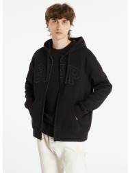 φούτερ gap v-heritage logo fz true black l