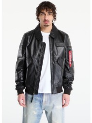 μπουφάν alpha industries cwu-45/p leather black xxl