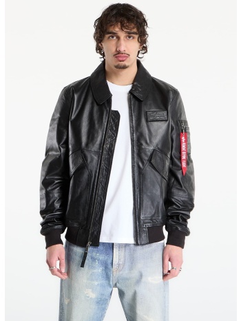 μπουφάν alpha industries cwu-45/p leather black xxl σε προσφορά