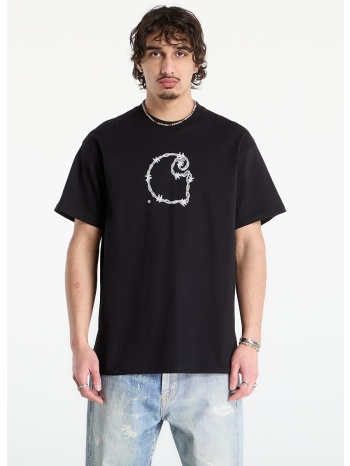 t-shirt carhartt wip s/s barbwire c t-shirt unisex black m