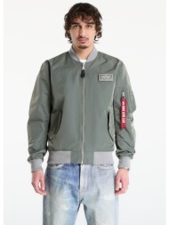 μπουφάν alpha industries ma-1 ttc light vintage green/ silver xxl