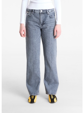 τζιν calvin klein jeans 90s straight as jeans gray xs/26 σε προσφορά