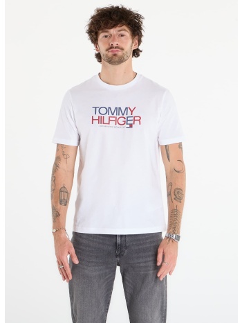 t-shirt tommy hilfiger brand love big text tee white m σε προσφορά