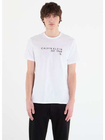 t-shirt calvin klein jeans ss 30s eu wholesale tee white xl σε προσφορά