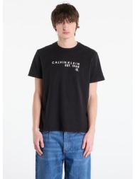 t-shirt calvin klein jeans ss 30s eu wholesale tee black m