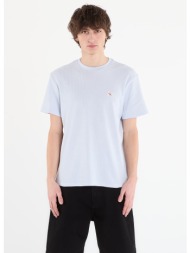 t-shirt calvin klein jeans ss waffle badge crew tee blue m