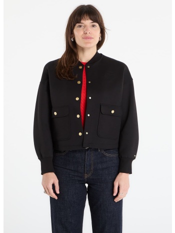 μπουφάν tommy hilfiger gold button bomber black m σε προσφορά