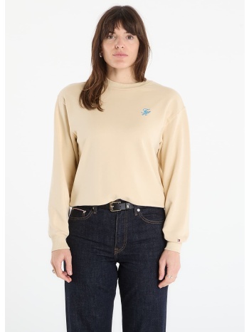 φούτερ tommy hilfiger script reg sweatshirt country ivory s σε προσφορά