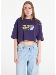 t-shirt new balance athletics premium chest logo cropped t-shirt boyseerry l