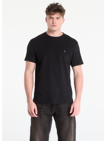 t-shirt allsaints dexter ss crew jet black l σε προσφορά