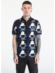 t-shirt fred perry fragment print polo shirt ecru l