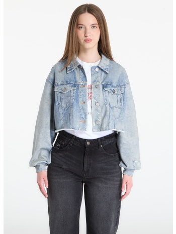 μπουφάν allsaints anders terry shacket illusion indigo 10 σε προσφορά