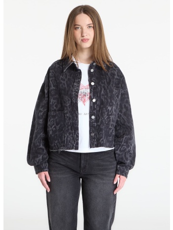 μπουφάν allsaints nicky denim shacket leppo black s σε προσφορά