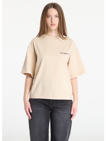 t-shirt allsaints halis amelie tee sandy white s σε προσφορά